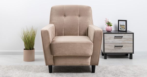 Кресло для отдыха Арно ТК 565 велюр Лаки 04 песочный