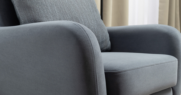 Кресло для отдыха Дакота ТК 584 велюр Vendetta 24 синий, Riga 1598 z1 col 20 серо-голубой