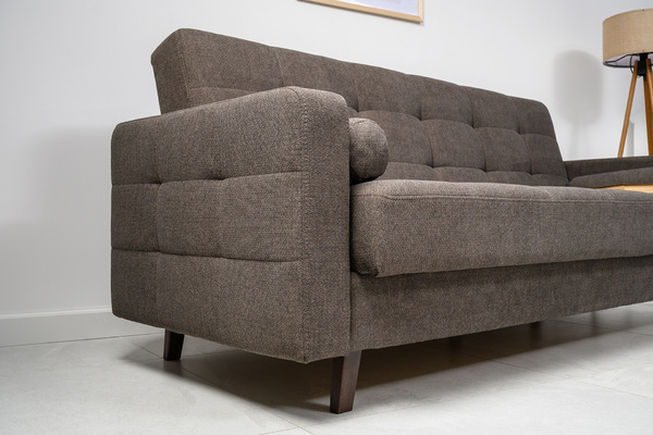 Диван-кровать прямой Эмили ТД 912 велюр шоколадный