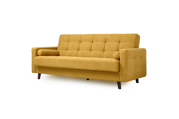 Диван-кровать прямой Эмили ТД 914 велюр горчичный