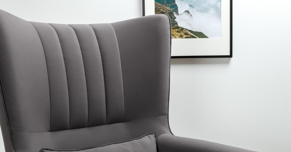 Кресло для отдыха Феличе ТК 530 велюр Велутто 19 темно-серый