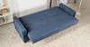 Диван-кровать прямой Изабель ТД 739 велюр Романс нейви темно-синий
