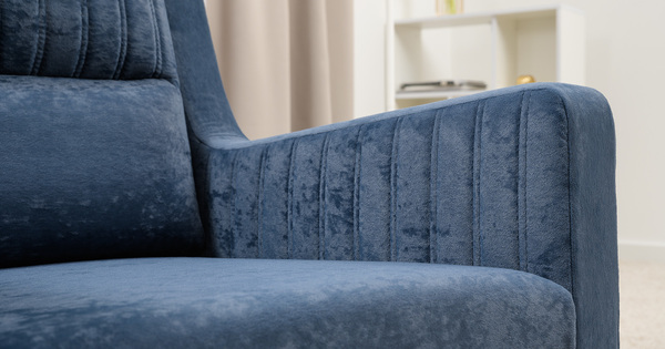 Кресло для отдыха Изабель ТК 739 велюр Романс нейви темно-синий