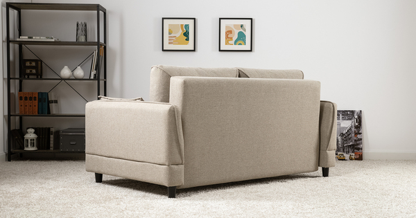 Диван-кровать прямой Макс ТД 286 жаккард Анри 04 бежевый