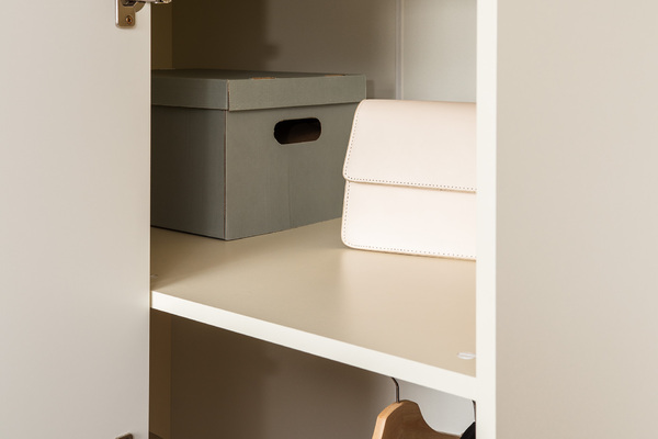 Шкаф угловой Марион 16.339 слоновая кость С341 PE, слоновая кость 6898 ПВХ (собирается на любую сторону)