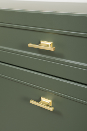 Тумба Марион 16.167 дымчатый зеленый K521, олива шагрень AG 1050 ПВХ, белый PE шагрень