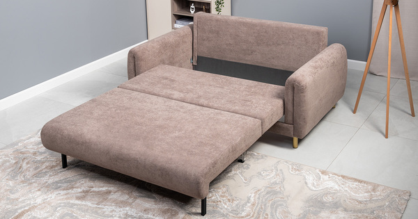 Диван-кровать прямой Оникс ТД 205 велюр Ocean 006 коричневый