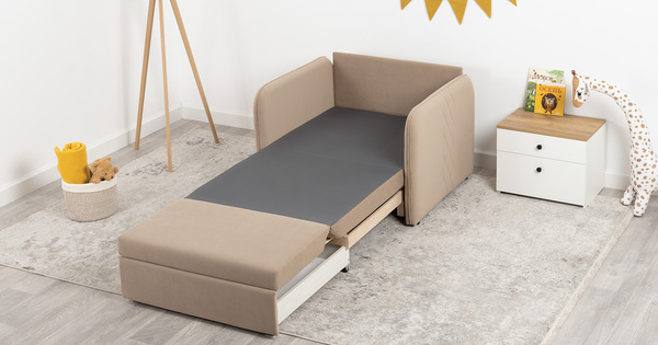 Кресло-кровать Юта (85) ТК 521 велюр Вивальди 21 латте