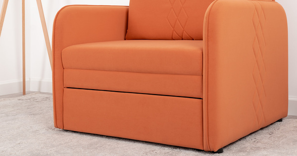 Кресло-кровать Юта (85) ТК 523 велюр Вивальди 31 медный