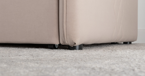 Кресло-кровать Юта (85) ТК 524 велюр Вивальди 4 серо-сливочный